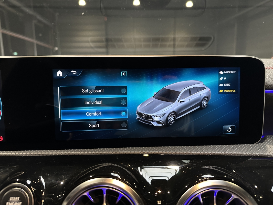 Mercedes CLA Shooting Brake  45s AMG Shooting brake 421 ch 4 Matic+