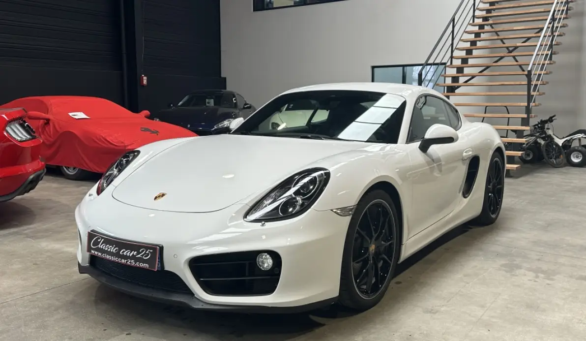 Porsche Cayman Type 981  2.7 275 ch BVM blanc