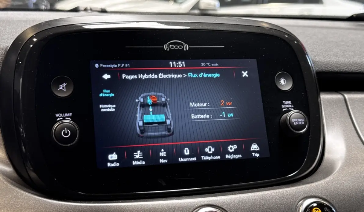 Fiat 500 X 1.5 FIREFLY TURBO 130CH S/S HYBRID PACK CONFORT & TECH DCT7