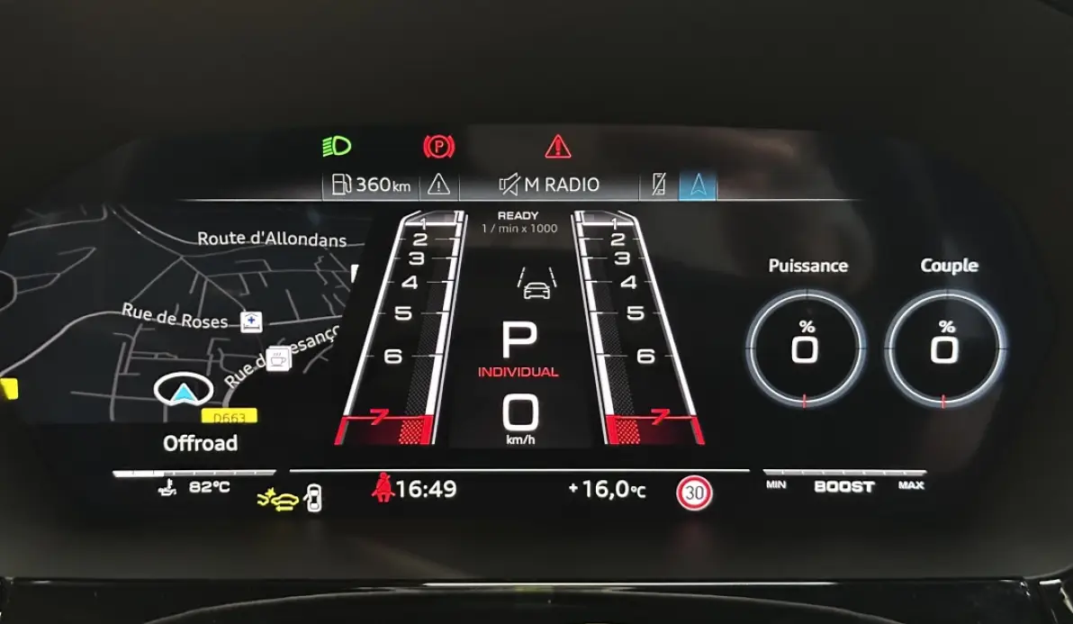 Audi RS3 SPORTBACK 2.5 TFSI 400CH QUATTRO S TRONIC 7 - Malus payé