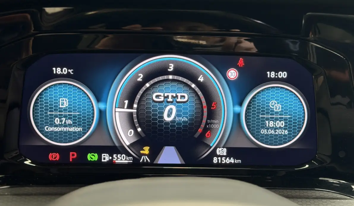 Volkswagen Golf VIII 2.0 TDI SCR 200CH GTD DSG7