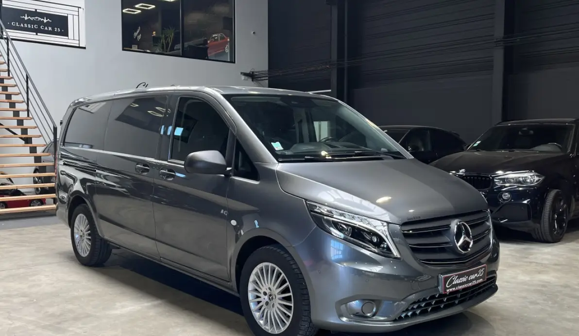 Mercedes Vito Fourgon 116 CDI 163cv 9G-Tronic 1ère Main / TVA Récupérable / Apple Carplay / Cuir / Caméra